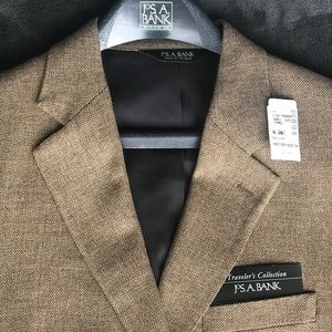 Jos. A Bank Tweed Camel Blazer